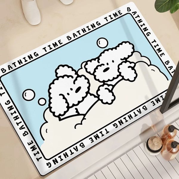 Shower Dogs Bathroom Absorbant Mat