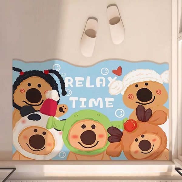 Relax Time Bathroom Absorbent Mat